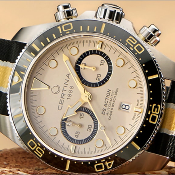 New Certina DS Action Diver Chrono C032.827.18.271.00