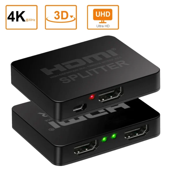 4K Best Factory Price 2 4 8 16 ports Remote Control Switcher Video HDMI Splitter - Image 3