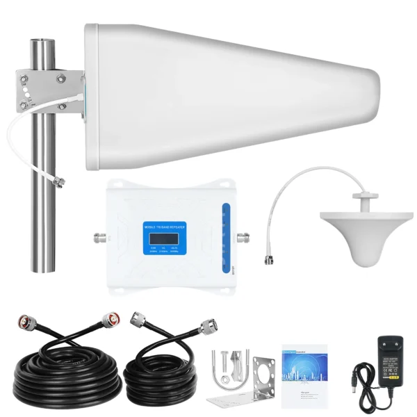 Best selling GSM 2G 3G 4G Triband 900 1800 2100mhz Cellphone Signal Repeater LTE Network Mobile Signal Booster - Image 5
